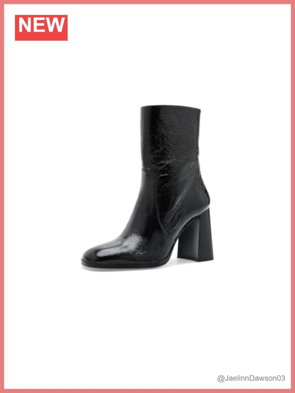 Stuart Weitzman Vera Zip Booties Leather Ankle Block Heel Zip Closure Square Toe